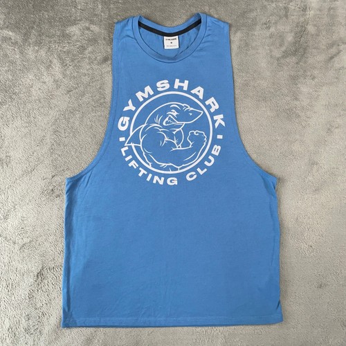 Gymshark canotta uomo blu - uomo, m
