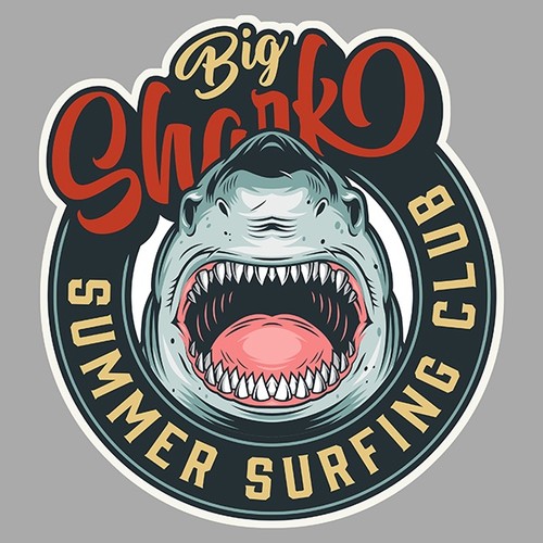 Sticker summer surfing club - sticker,